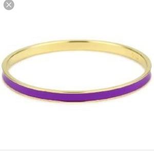 Kate Spade Lay In Lavender Idiom Bangle